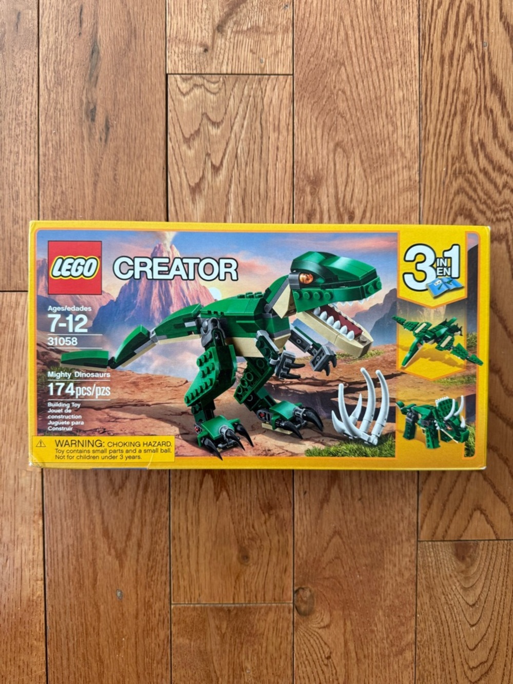 Lego 31058 Mighty Dinosaurs, creator 3in1, new in sealed box